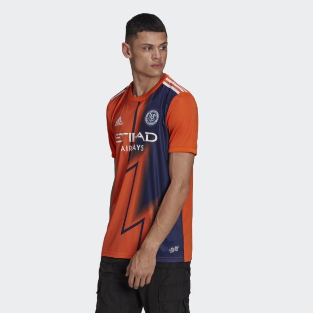Adidas Camiseta New York City Fc 22/23 Primera Equipación Naranja