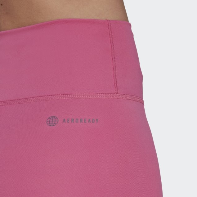 Adidas Training Essentials High-waisted 7/8 Leggings Fucsia