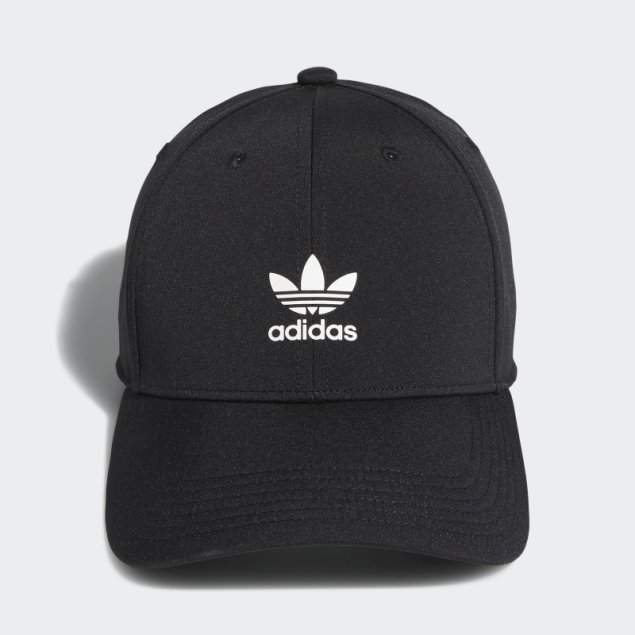 Gorro Adidas Stretch Fit Sin Espalda Negro