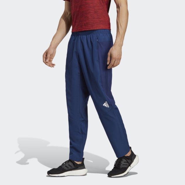 Joggers Adidas Aeroready Azul Oscuro Diseñados Para Entrenamiento De Movimiento