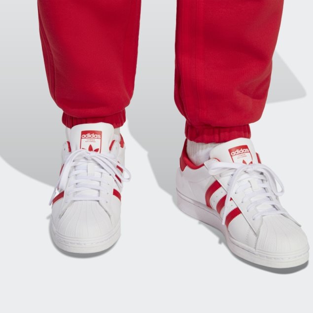 Adidas Escarlata Versión Azul Pantalones De Chándal Esenciales