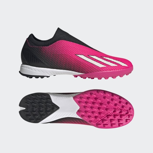 X Speedportal.3 Laceless Turf Botas Adidas Rosa