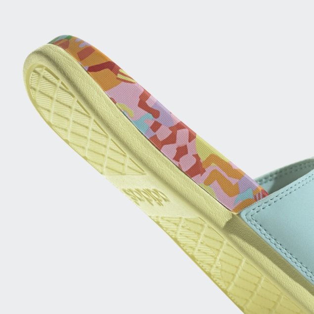 Chanclas Adidas Adilette Comfort Aguamarina