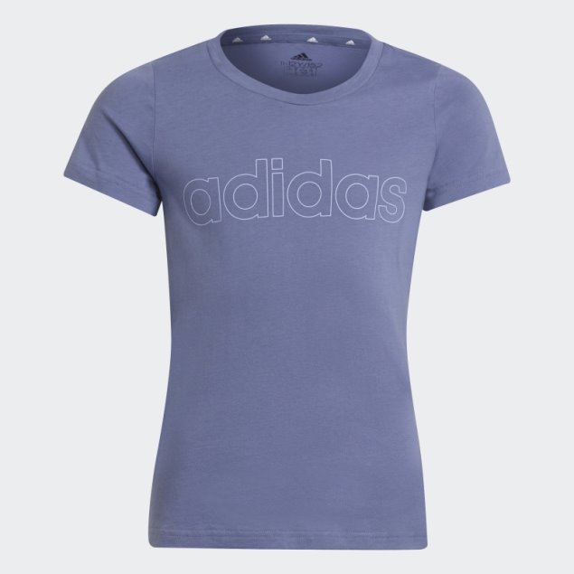 Camiseta Adidas Essentials Violeta Orbit Caliente