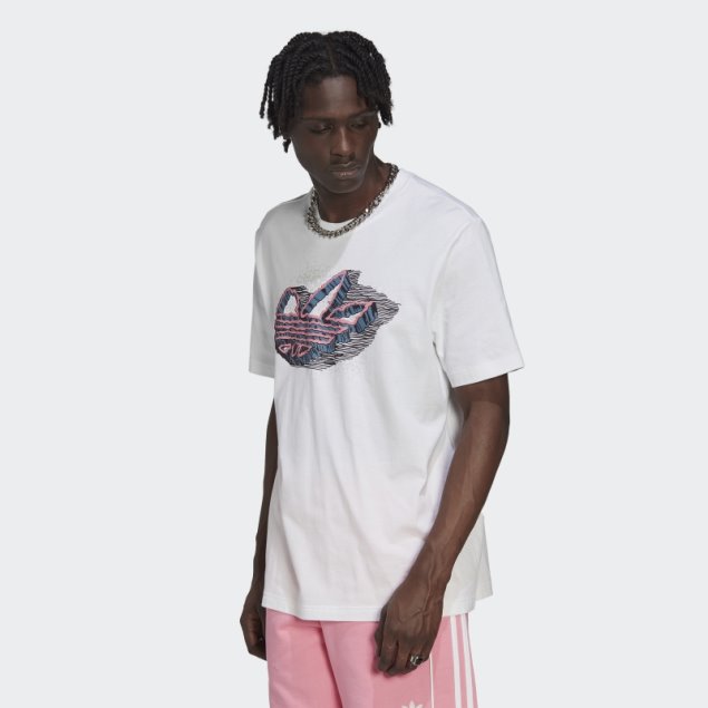 Camiseta Adidas Rekive Speed Trefoil Graphic Blanco