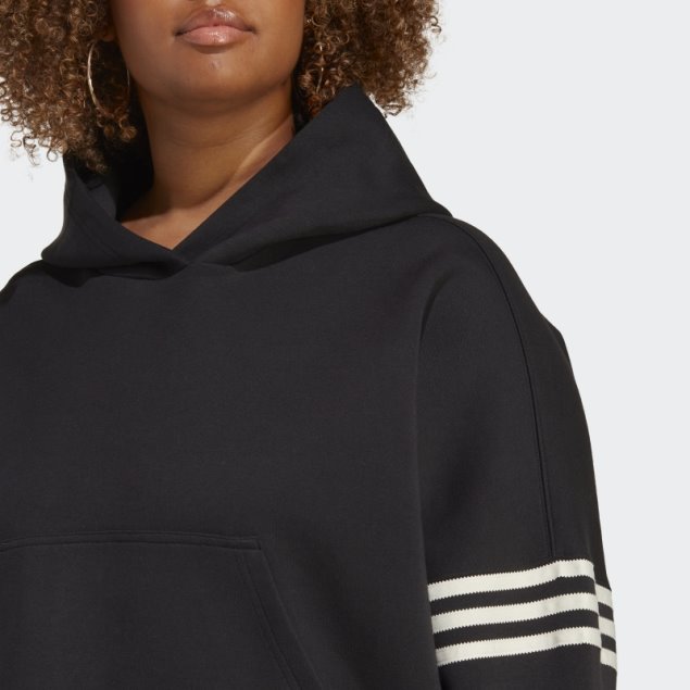 Sudadera Con Capucha Adicolor Neuclassics (tallas Grandes) Adidas Negro