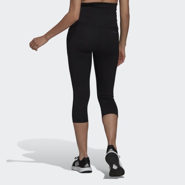 Mallas Deportivas 3/4 Diseñadas Para Moverse (maternidad) Adidas Negras