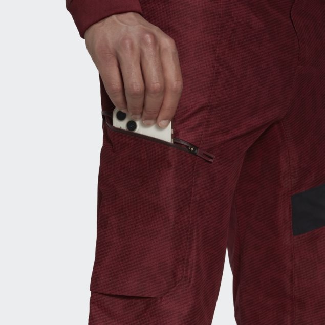 Pantalón Terrex Techrock Rain.rdy Rojo Adidas