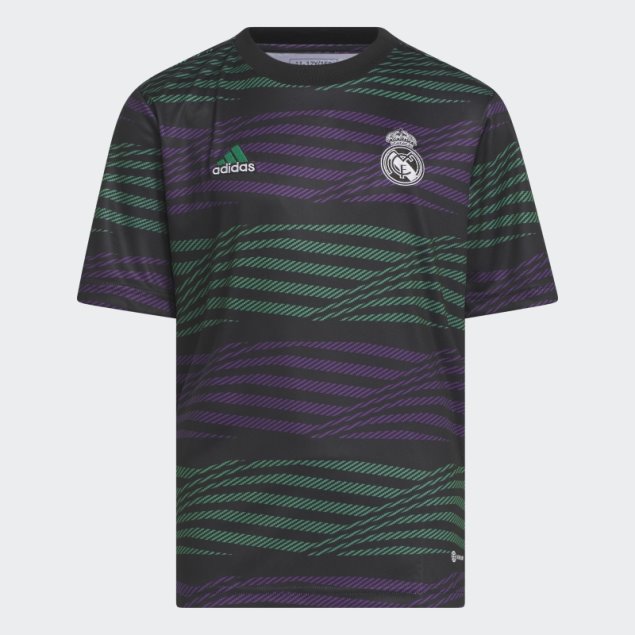 Camiseta Negra Adidas Real Madrid Pre-partido