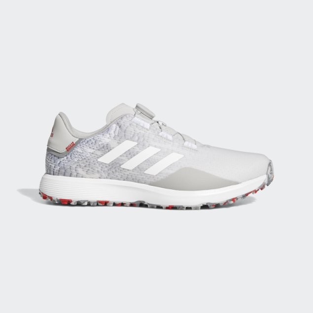 S2g Boa Wide Zapatos De Golf Sin Clavos Adidas Gris