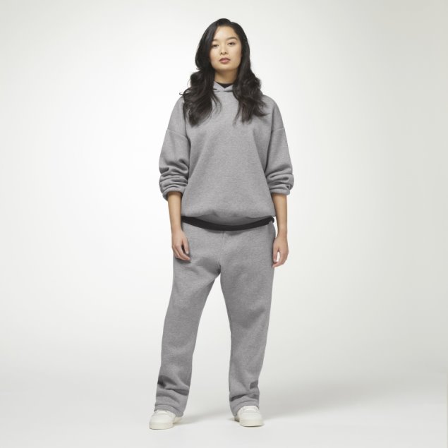 Adidas Sudadera Con Capucha De Baloncesto De Avena Oscura Jaspeada