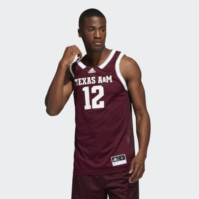 Camiseta Aggies Swingman Granate Adidas