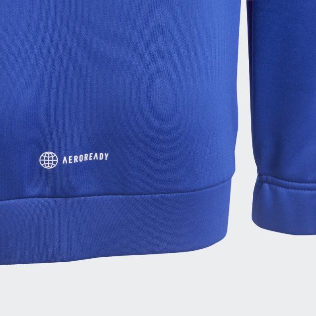 Adidas Sudadera Con Capucha De 3 Rayas Aeroready Con Iconos De Tren Azul