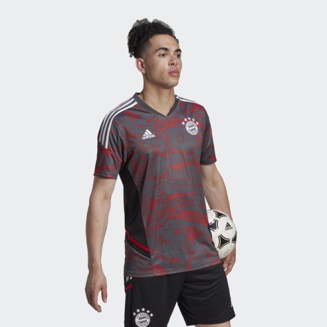Camiseta De Entrenamiento Fc Bayern Condivo 22 Roja Adidas