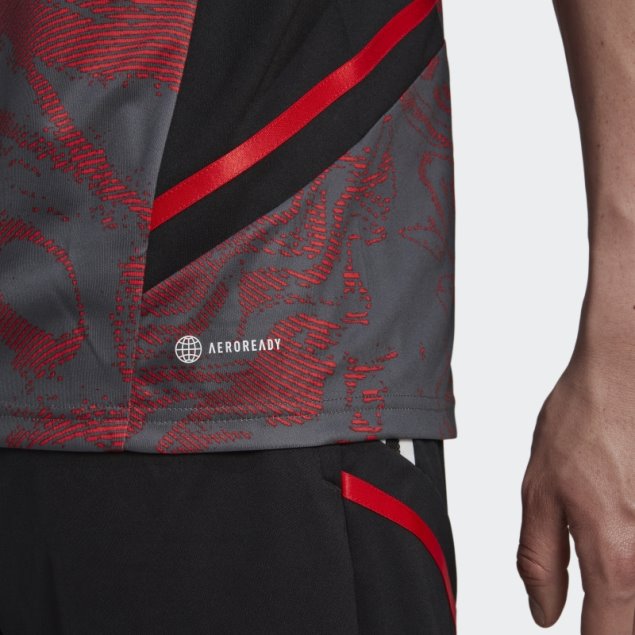 Camiseta De Entrenamiento Fc Bayern Condivo 22 Roja Adidas