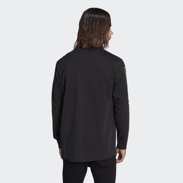 Camiseta Adidas Real Madrid Tiro 21 Lifestyler Manga Larga Negra