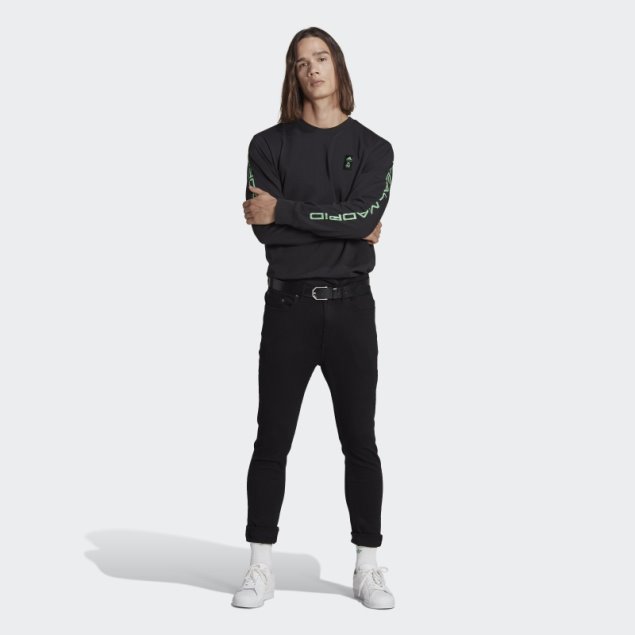 Camiseta Adidas Real Madrid Tiro 21 Lifestyler Manga Larga Negra