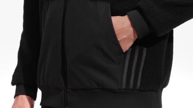 Essentials Holiday Pack Chaqueta Bomber Sherpa Adidas Negra