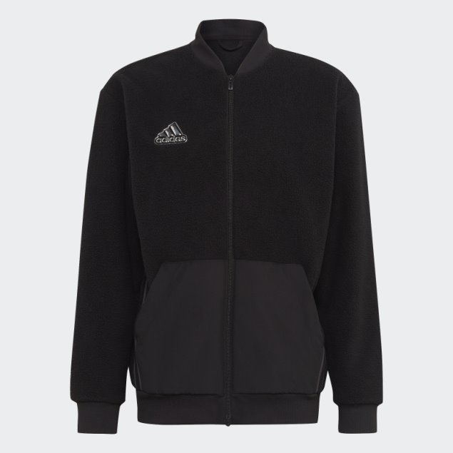 Essentials Holiday Pack Chaqueta Bomber Sherpa Adidas Negra