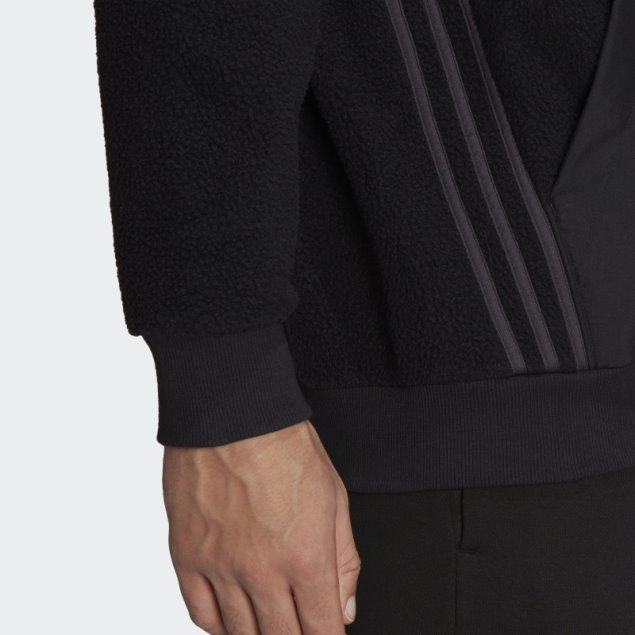 Essentials Holiday Pack Chaqueta Bomber Sherpa Adidas Negra