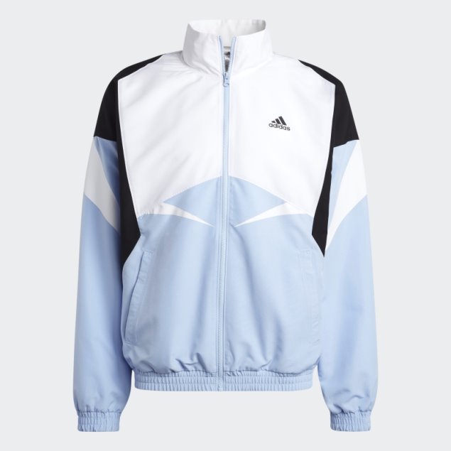 Adidas Chaqueta De Chándal Azul Amanecer Con Bloques De Color