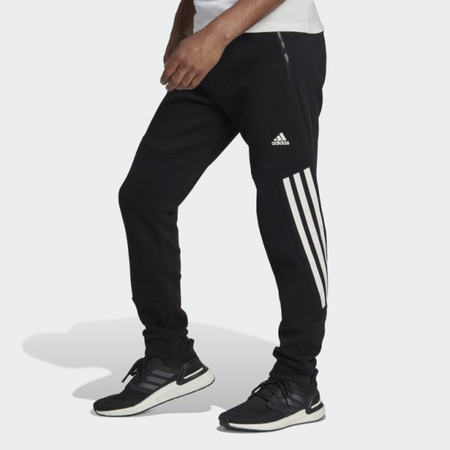 Pantalones De 3 Rayas De Iconos De Futuro Adidas Negro