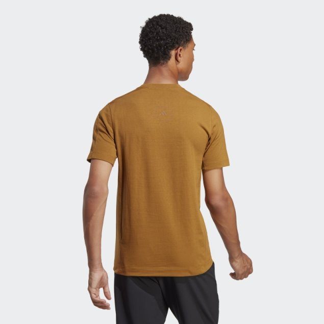 Adidas Yoga Camiseta De Entrenamiento Bronce