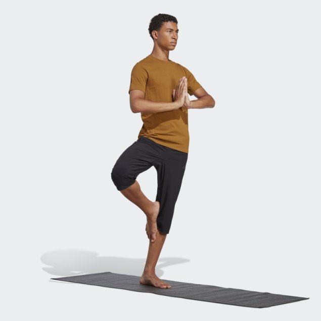 Adidas Yoga Camiseta De Entrenamiento Bronce