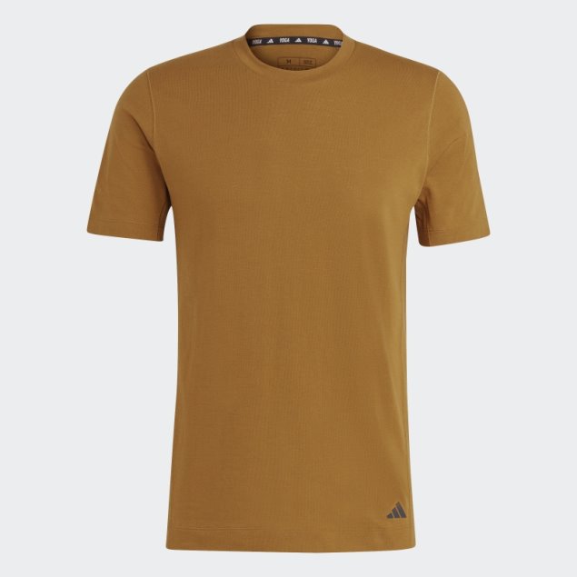 Adidas Yoga Camiseta De Entrenamiento Bronce