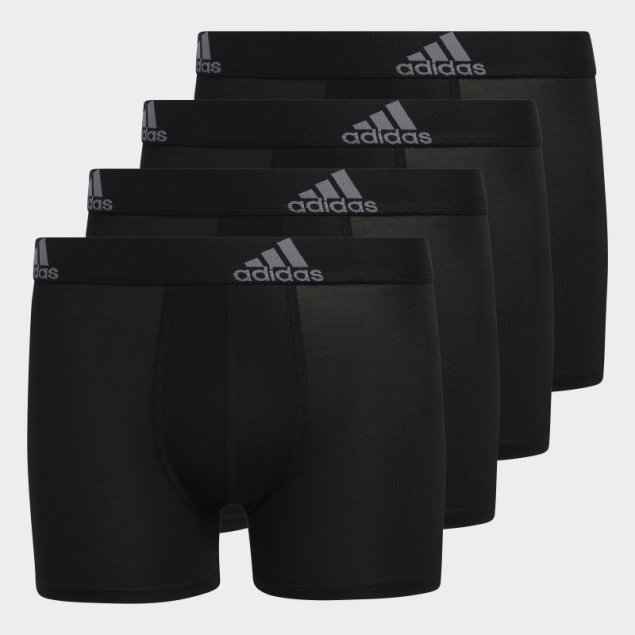 Calzoncillos Boxer Sport Performance 4 Pares Negro Adidas