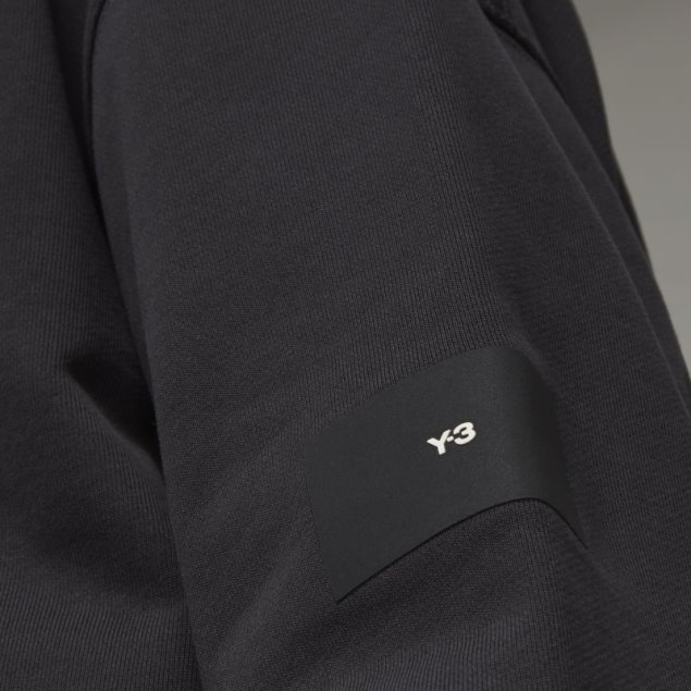Adidas Y-3 Jersey De Felpa De Algodón Orgánico Con Estilo