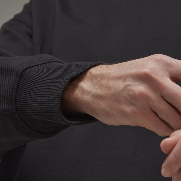 Adidas Y-3 Jersey De Felpa De Algodón Orgánico Con Estilo