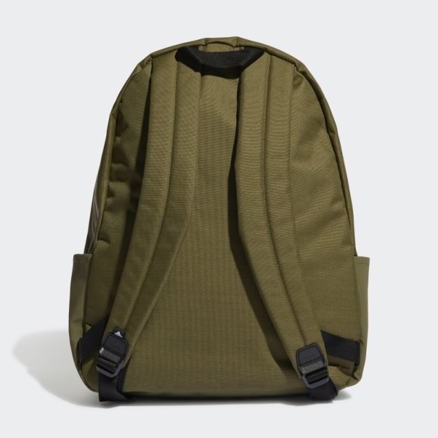 Mochila Adidas Clasica 3 Rayas Verde Oliva