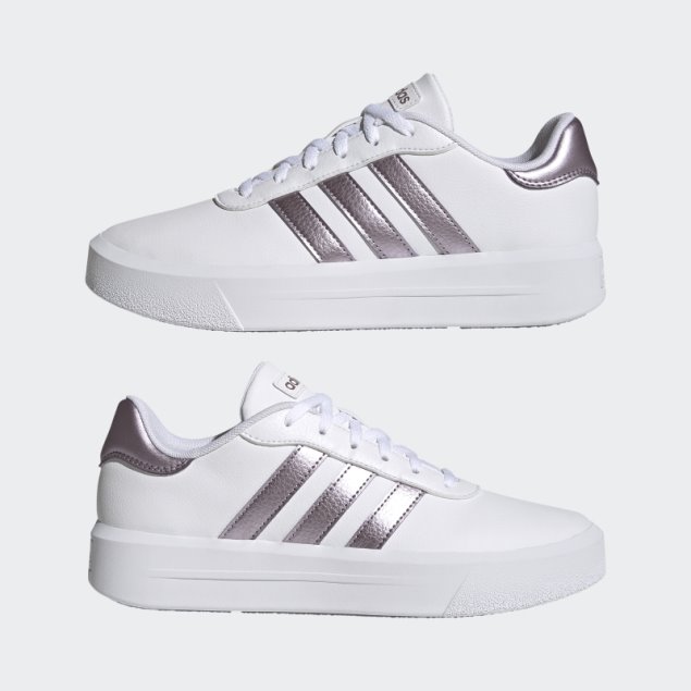 Adidas Court Plataforma Zapatos Púrpura Mate Met