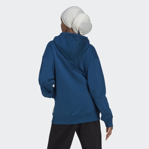 Sudadera Con Capucha Y Cremallera Completa Adidas Studio Lounge Azul Marino