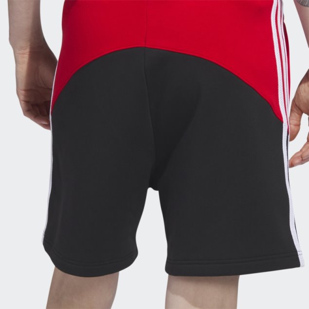 Adidas Sst Shorts De Forro Polar Escarlata