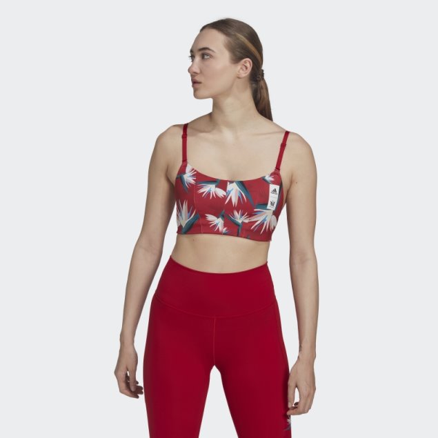 Sujetador Rojo Adidas Thebe Magugu Studio Light-support