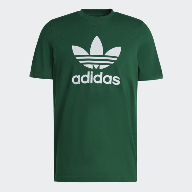 Adidas Camiseta Verde Oscuro Adicolor Classics Trefoil
