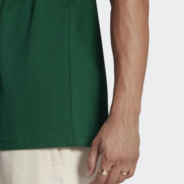 Adidas Camiseta Verde Oscuro Adicolor Classics Trefoil