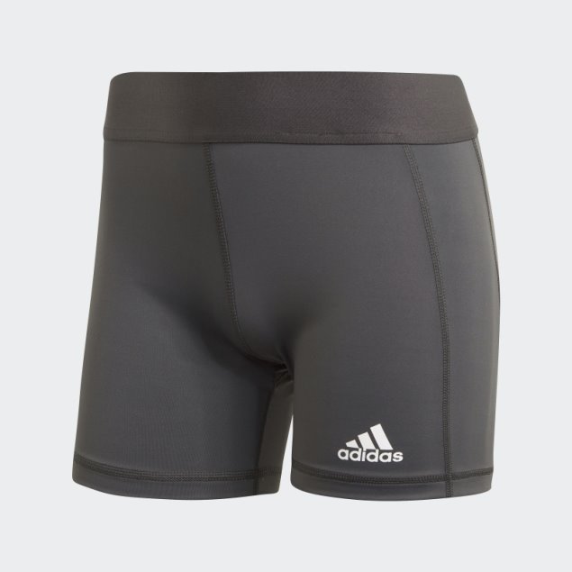 Pantalón Corto De Voleibol Adidas Techfit Gris Oscuro