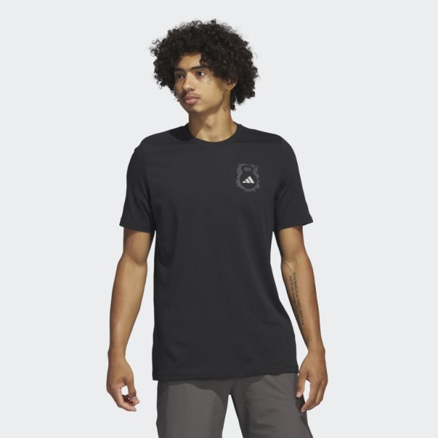 Camiseta Adidas Aeroready Training Gator Graphic Manga Corta Negro