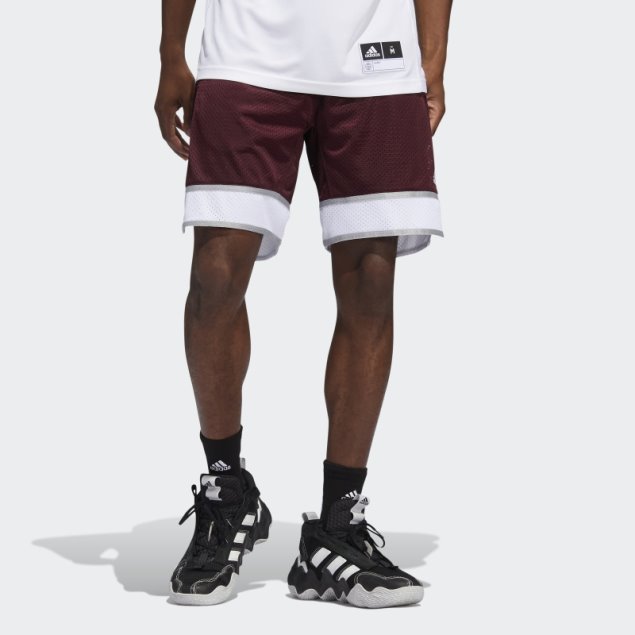 Pantalones Cortos Aggies Swingman Adidas Granate