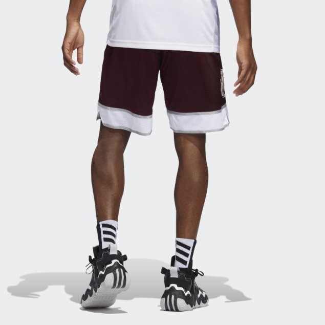 Pantalones Cortos Aggies Swingman Adidas Granate