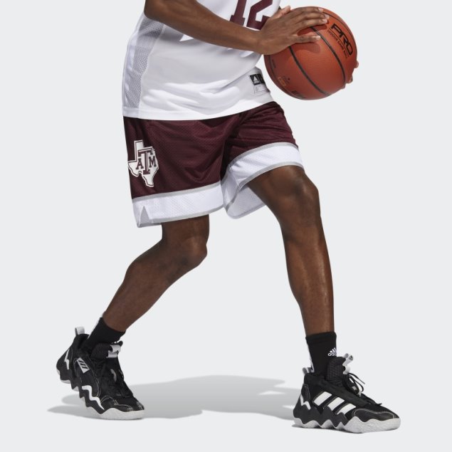 Pantalones Cortos Aggies Swingman Adidas Granate