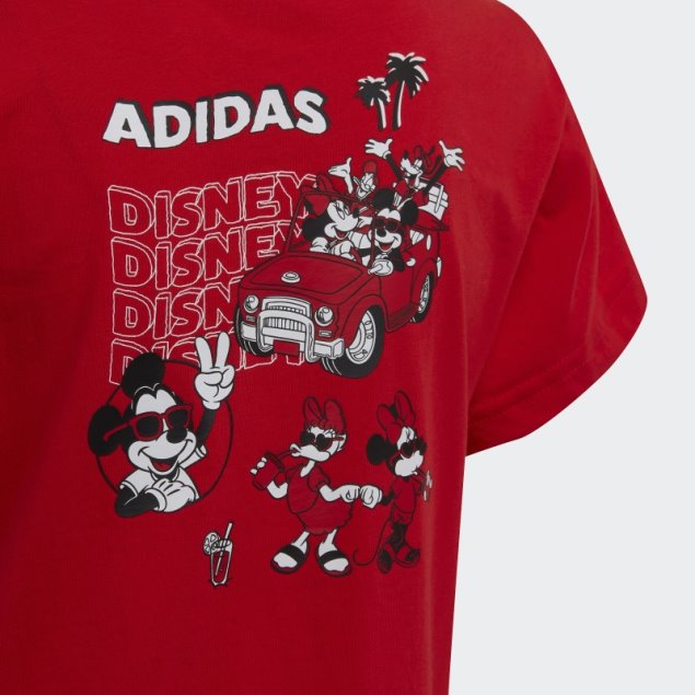 Camiseta Roja Disney Mickey Y Sus Amigos Adidas