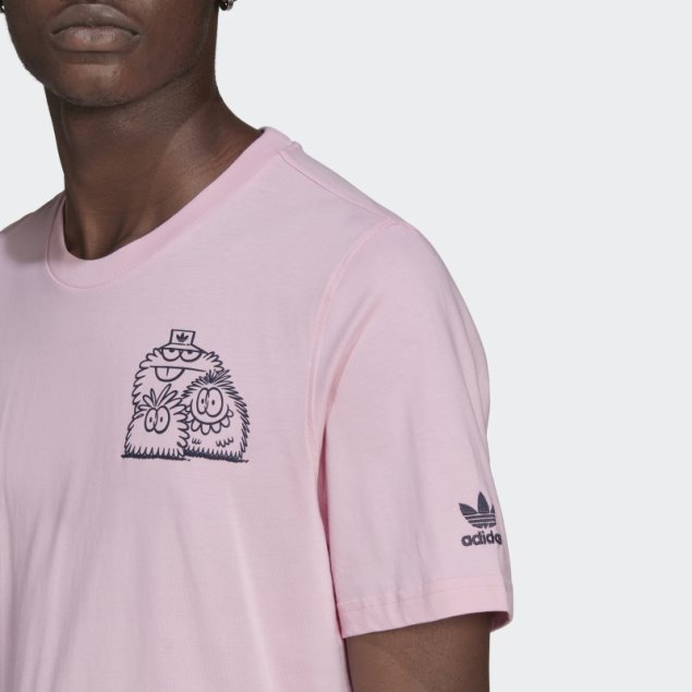 Adidas Originals X Kevin Lyons Camiseta Caliente Verdadero Rosa