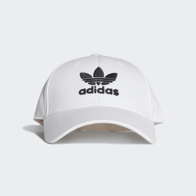 Adidas Gorra De Béisbol Blanca Con Trébol