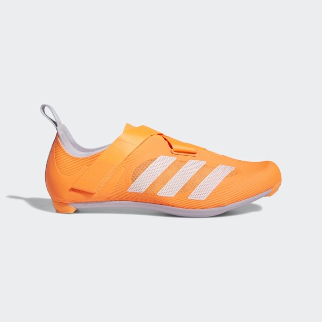 La Zapatilla De Ciclismo Indoor Adidas Naranja