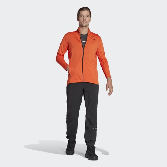 Chaqueta Polar Con Cremallera Completa Naranja Terrex Multi Primegreen Adidas