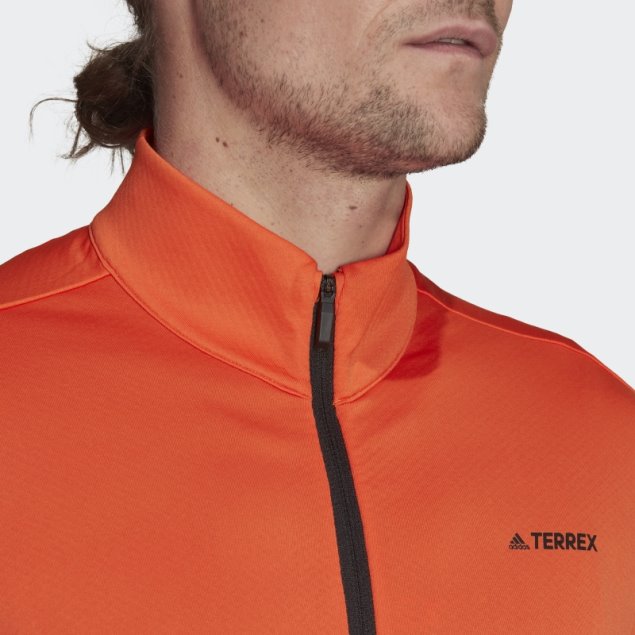 Chaqueta Polar Con Cremallera Completa Naranja Terrex Multi Primegreen Adidas